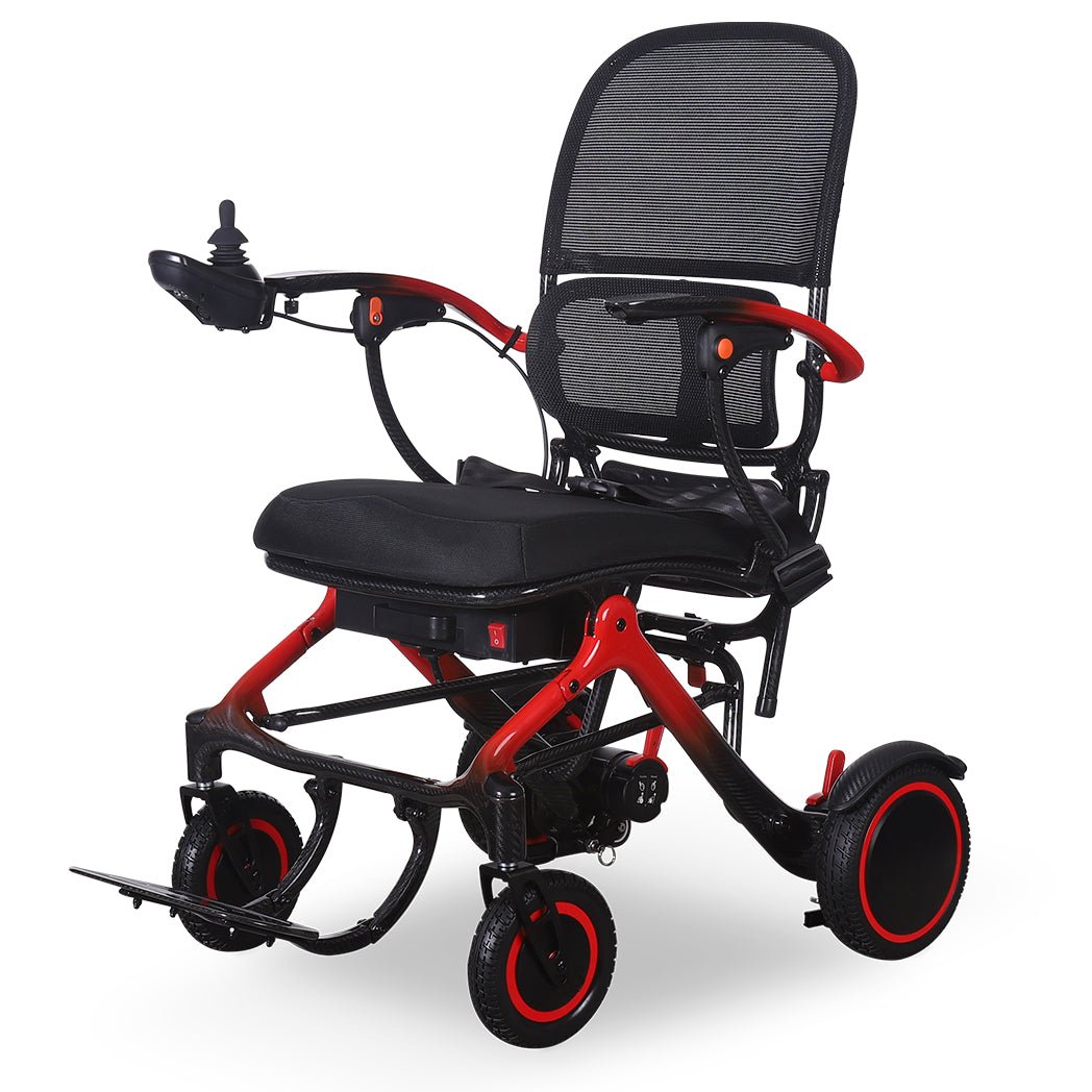 MobilityPlus+ ExoGlide Ultra-Light Carbon Folding Electric Wheelchair