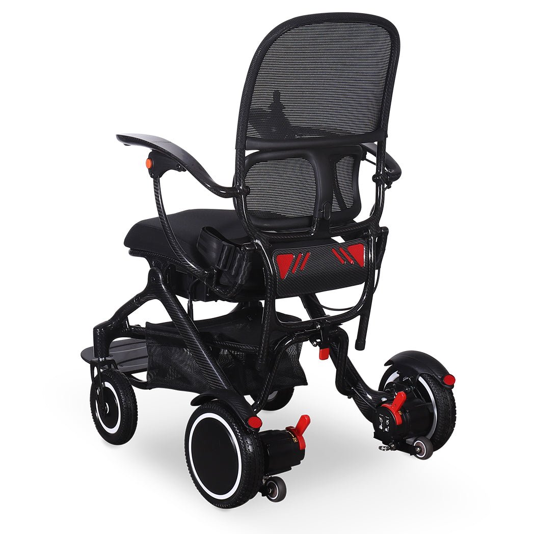 MobilityPlus+ ExoGlide Ultra-Light Carbon Folding Electric Wheelchair